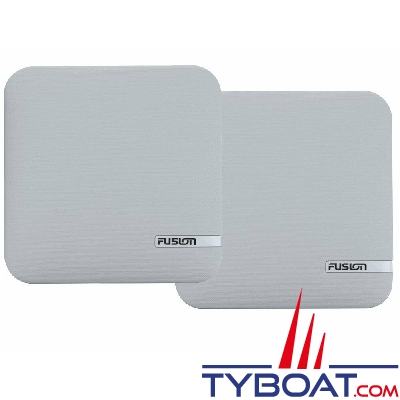 Fusion - Grille Shallow Mount Haut-Parleurs, Tissu Blanc