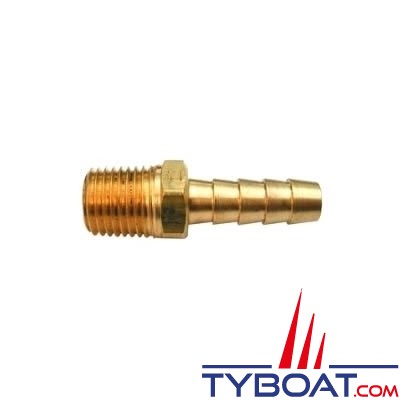 PARKER Racor - Raccord droit filetage 1/4 18 NPT pour filtre carburant tuyau Ø6mm