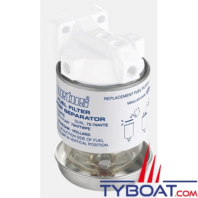 Vetus- filtre à carburant CE/ABYC 10 microns max 190 l/h