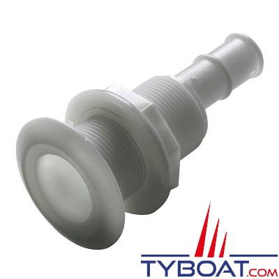Sortie de Coque Plastimo Passe-coque coudé 25mm