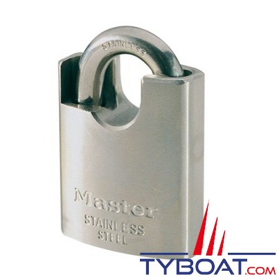 MASTER LOCK - Cadenas inox - Anse protégée 