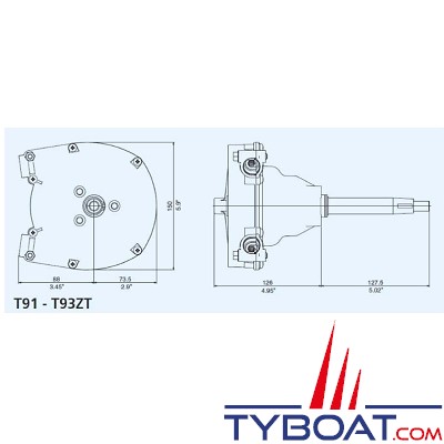 Ultraflex - Boîtier de direction T91