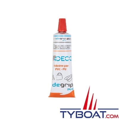 Adeco - Tube Adegrip adapté à la réparation des dériveurs PVC - 65ml