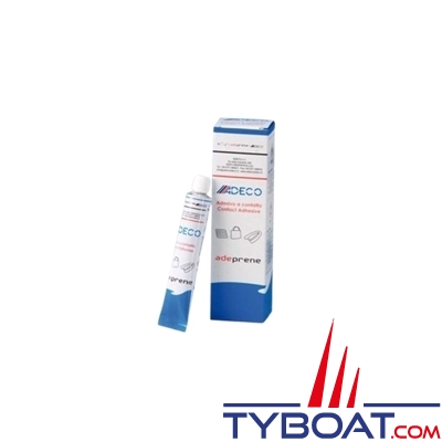 Adeco - Tube Adeprene adapté à la réparation des dériveurs en néoprène / hypalon - 30ml