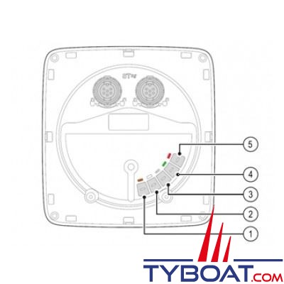 Raymarine - Afficheur i50 Loch-Speedo compatible Seatalk / SeaTalk NG (afficheur seul)
