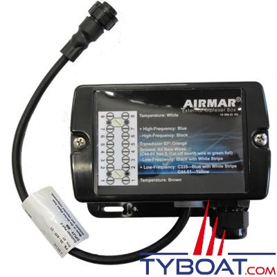 Airmar - Multiplexeur externe pour sonde CHIRP - Connecteur Airmar 9 broches 