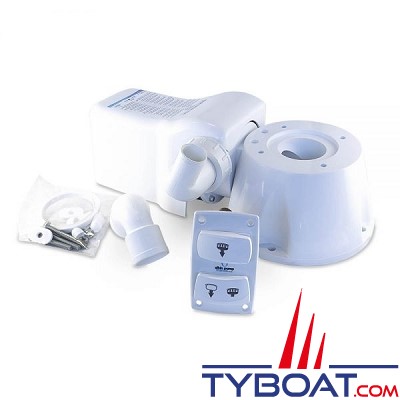 Albin Pump Marine - kit de conversion pour toilette electrique silencieux - 24 Volts - 07-66-022