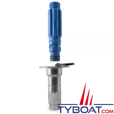 Albin Pump Marine -  Raccord de tuyau inox, à usage intensif pour pont traversant