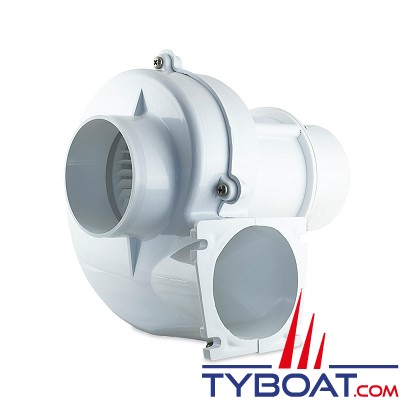 Albin Pump Marine - Ventilateur 280 - 24 Volts - 4,7m3/minute - Montage sur cloison - 10-02-002