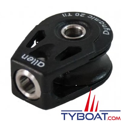 Allen - Dynamic 20 A2020TII - Poulie simple avec pont - cordage Ø 6mm