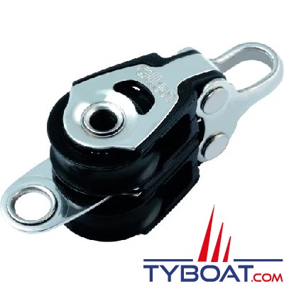 Allen - Dynamic 20 A2023 - Poulie double à ringot - cordage Ø 6mm