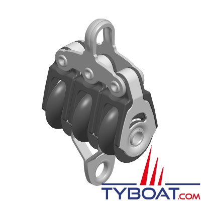 Allen - Dynamic 20 A2025 - Poulie triple à ringot - cordage Ø 6mm
