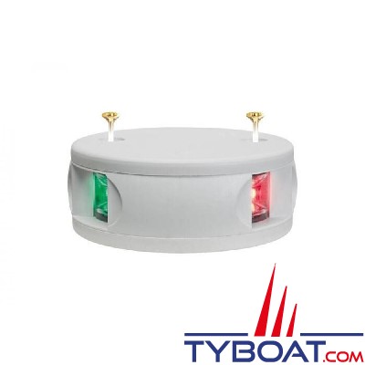 Aqua Signal - série 34 - Feu bicolore LED 2X112,5° blanc- 12/24 Volts 