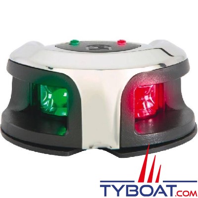Attwood - Feu de navigation bicolore - LED - Portée 2 MN