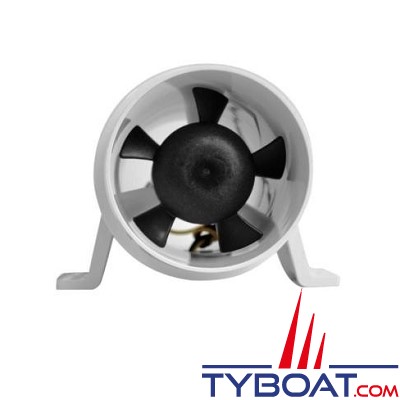 Attwood - Ventilateur en ligne - Turbo 4000 - 24 volts - 6 m3 / minute - Ø 102 mm
