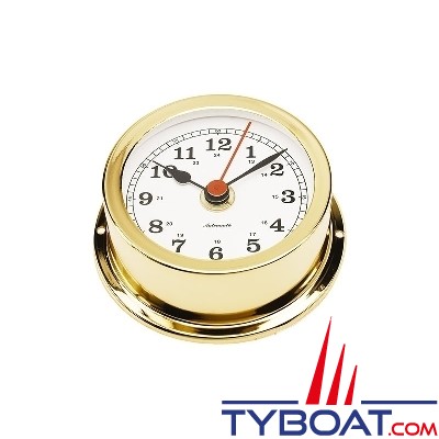 Autonautic instrumental - Horloge nautique à quartz - Ø95mm - laiton doré - R95D
