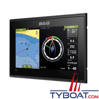 B&G - Multifonctions - écran tactile multipoint - avec GPS 10 Hz intégré - Vulcan 9R