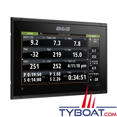 B&G - Multifonctions - écran tactile multipoint - avec GPS 10 Hz intégré - Vulcan 9R