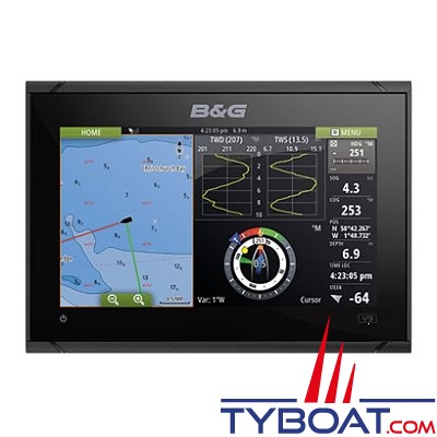 B&G - Multifonctions - écran tactile multipoint - avec GPS 10 Hz intégré - Vulcan 9R