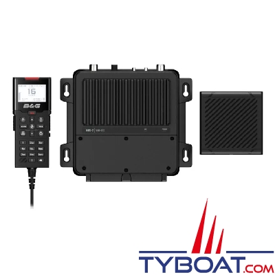 B&G - VHF marine V100-B DSC classe D avec transpondeur AIS et GPS intégrés - NMEA0183/2000 + Antenne externe GPS-500