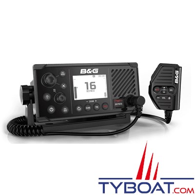 B&G - VHF marine V60 DSC classe D avec récepteurs AIS et GPS intégrés et prise en charge de combinés sans fil