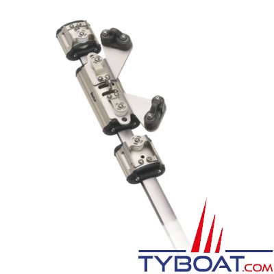 Barton Marine - Barre d'écoute équipée pour bateau 11 mètres maxi - Démultiplication 2.1
