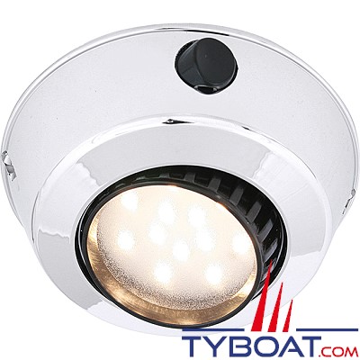 BATSYSTEM - Comet - Plafonnier orientable 12 leds - Chromé - 8/30 Volts - 2  watts BATSYSTEM 64634 