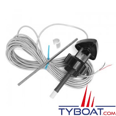 Bennett - Tête de vérin tribord avec câble vert 9m - sans connecteur