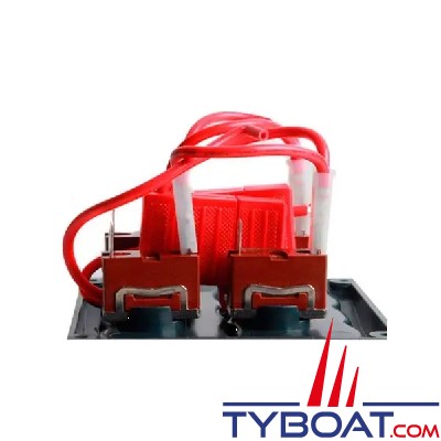 BEP Marine - Tableau électrique - 4 interrupteurs étanches - 12 Volts - 900-4WPS