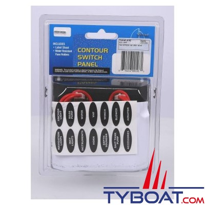 BEP Marine - Tableau électrique - 4 interrupteurs étanches - 12 Volts - 900-4WPS