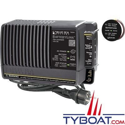 Blue Sea Systems - Chargeur de batterylink - 12 Volts d.c 10 Ampères-euro - 7604