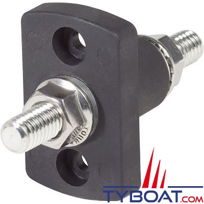 Blue Sea Systems - connecteur passe cloison - 10mm 250A - noir