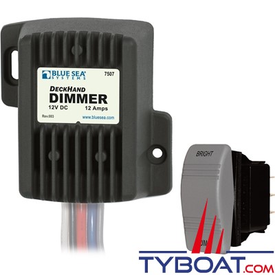 Blue Sea Systems - dimmer acec interrupteur - 12 Volts 12 Ampères