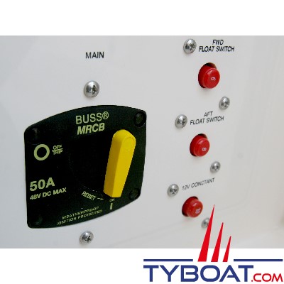 Blue Sea Systems - Disjoncteur thermique encastrable - série 187 - 50A - 7039 
