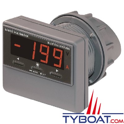Blue Sea Systems - Multimètre digital dc avec alarme courant - 8248