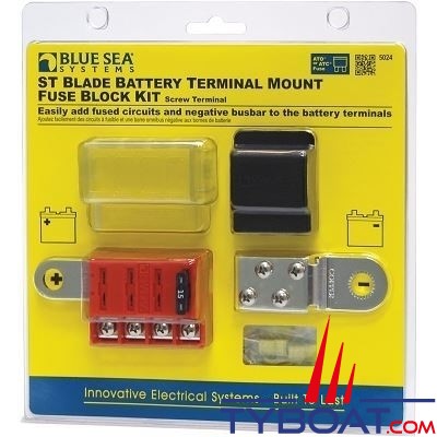 Blue Sea Systems - Porte-fusible ST-Blade btm - 4 circuits - 5024