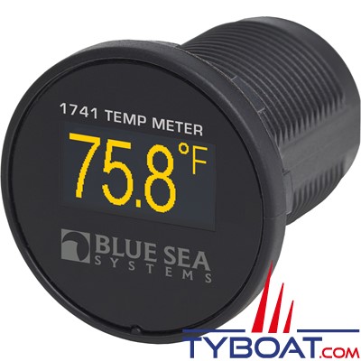 Blue Sea Systems - Thermomètre mini oled - Ø29mm - 12/24vdc 