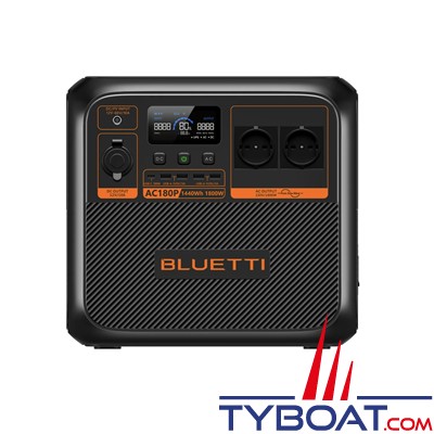 Bluetti - Station d'énergie Lithium AC180P - 1800W / 1440Wh - IP65