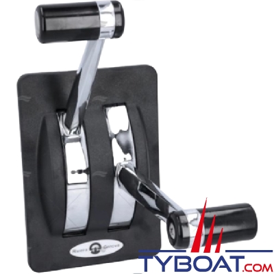 Boîtier de commande moteur RIVIERA bi-levier droit - inverseur + inverseur