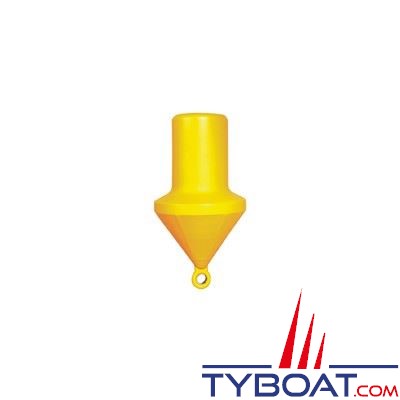 Bouée de balisage Plastimo cylindrique Ø 40cm hauteur 74cm - jaune - moussée