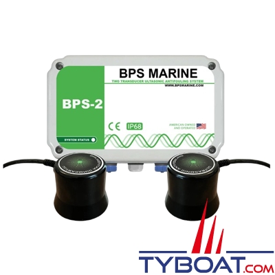 BPS Marine - Antifouling à Ultrasons BPS-2 - 12 Volts -  2 émetteurs de coque - Pour bateau jusqu'à 10 mètres