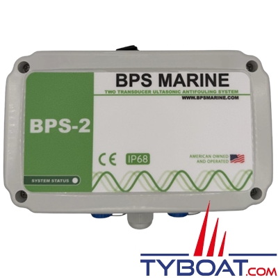 BPS Marine - Antifouling à Ultrasons BPS-2 - 12 Volts -  2 émetteurs de coque - Pour bateau jusqu'à 10 mètres