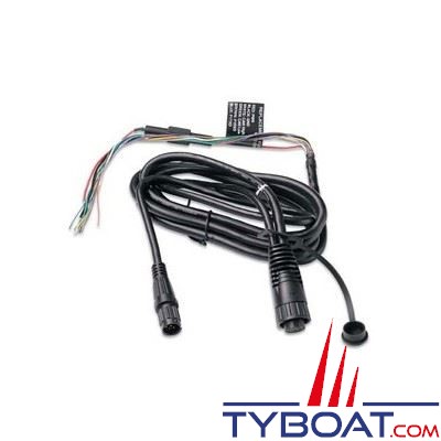 Garmin - Câble d'alimentation avec prise sondeur pour GPSMAP 4xxs/5xxs FF300c / FF400c