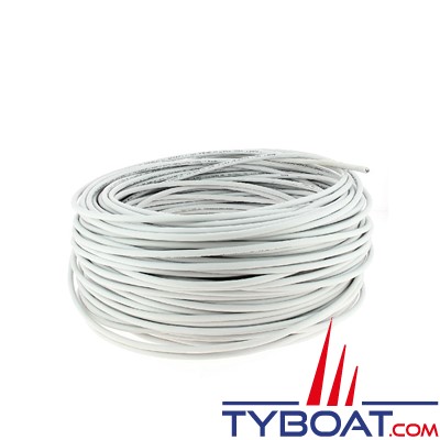 Câble marine type TCX(I) 1Px0,75mm² pour capteurs voie d'eau Marinelec - 100 mètres