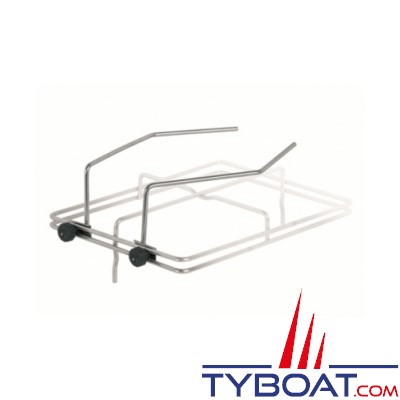 Can SB - Serre-casserole pour cuisinière inox 3 feux