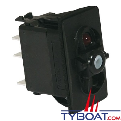 CARLING SWITCH - contacteur interrupteur lumineux ON/OFF/MON 12V
