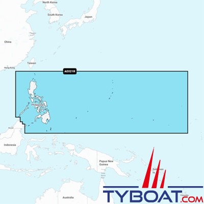 Carte marine Garmin Navionics+ NSAE021R - Philippines - Couverture Régular