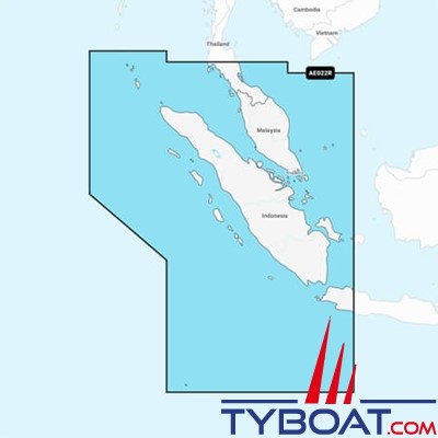 Carte marine Garmin Navionics+ NSAE022R - Sumatra - Couverture Régular