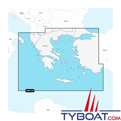 Carte marine Garmin Navionics+ NSEU015R - Aegean Sea, Sea of Marmara - Couverture Régular