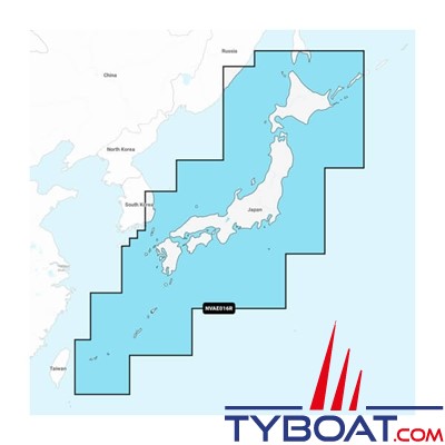 Carte marine Garmin Navionics Vision+ NVAE016R - Japan - Couverture Régular